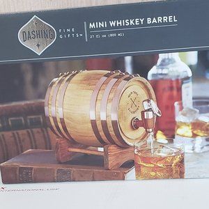 Dashing Mini Whiskey Barrel: 27 fl Oz: Fine Gifts